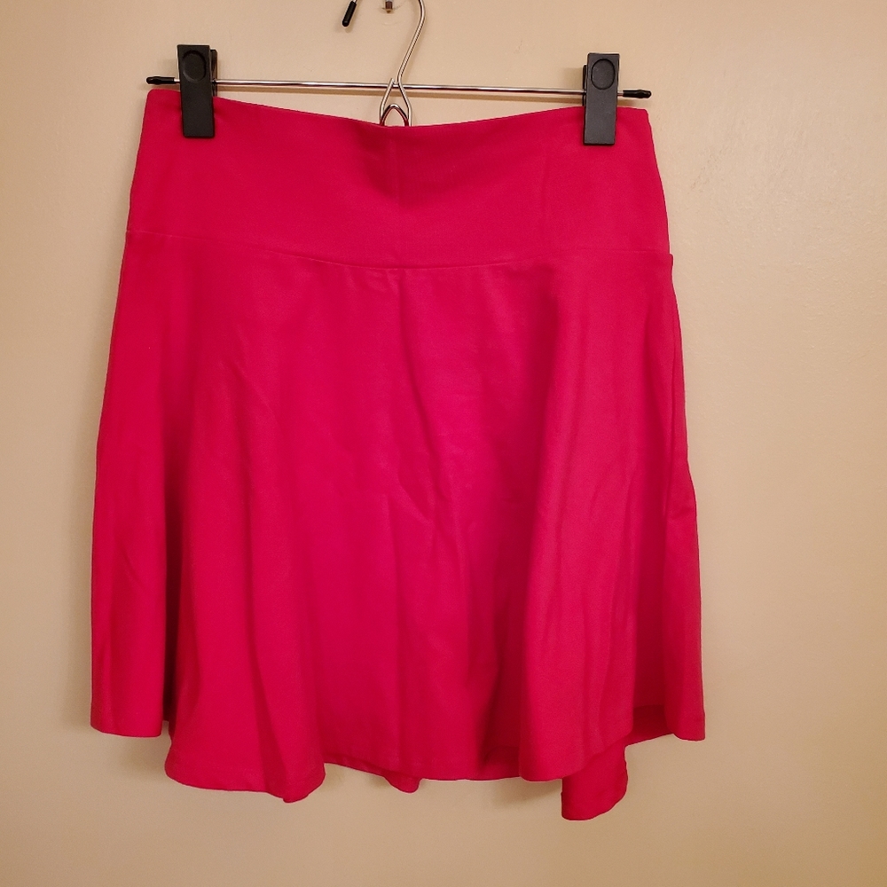 FOREVER 21 red skater skirt SIZE S